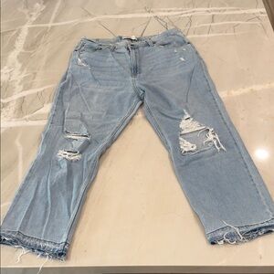 Abercrombie and Fitch ankle straight high rise women’s 16R/33